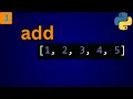 Write A Python Program To Add All The Numbers In A List