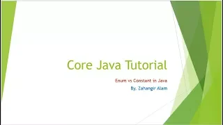 30 Core Java - Enum vs Constant in java with live coading Bangla tutorial