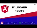 Angular 11 - Wildcard Route in Angular 11 21