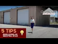 5 Tips when leasing an industrial space