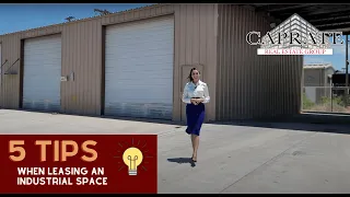 5 Tips when leasing an industrial space