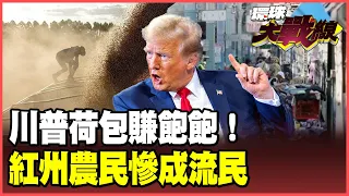 紅州農民被川普逼成流浪漢還倒賠310億美元 倒閉潮席捲農村！柴油暴漲55% 中產擠爆一元店求生 美帝炒股狂賺千億自肥喊：為美國！【#環球大戰線】20260908-P3 葉思敏 介文汲 王尚智 張延廷