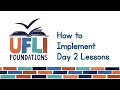 UFLI Foundations How to Implement Day 2 Lessons