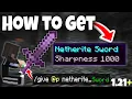 HOW TO GET SHARPNESS 1000 SWORD IN MINECRAFT BEDROCK 1 21 Gamerzzaryan