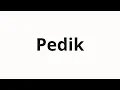 Download Lagu How to pronounce Pedik | Педик (Fag in Russian)