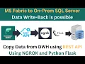MS Fabric to On-Prem SQL Server Data Write-Back