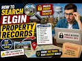 How to search Elgin property records