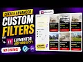 Build ANY Custom Filter for ELEMENTOR Loop Grid CPT WordPress Tutorial 2026