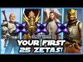 The First 25 Zetas you Need in SWGOH and 15 Zetas You Should Avoid