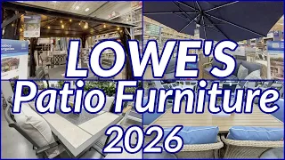 LOWE S OUTDOOR PATIO FURNITURE 2026 SHOP WITH ME