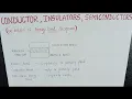 Conductors Insulators and Semiconductors