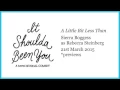 AUDIO: A Little Bit Less Than - Sierra Boggess | ISBY MARCH 21ST 2015