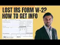 Lost Your W-2 Simple Steps to Get Your Tax Documents Back