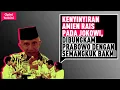 Download Lagu KENYINYIRAN AMIEN RAIS PADA JOKOWI, DIBUNGKAM PRABOWO DENGAN SEMANGKUK BAKMI I Opini Terkini