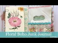 Boho Floral Junk Journal by Beth Wallen