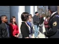 North Scott JH Students Laying a Wreath at the Tomb of the Unknown Soldier