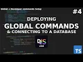Global commands Connecting to a Database Typescript Discord JS Series