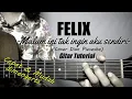 Download Lagu (Gitar Tutorial) FELIX - Tak Ingin Sendiri (Dian P. Cover)|Mudah \u0026 Cepat dimengerti pemula