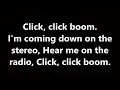 saliva - click click boom (lyrics)