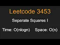 Separate Squares I - Leetcode 3453