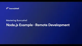 Node js Example - Remote Development