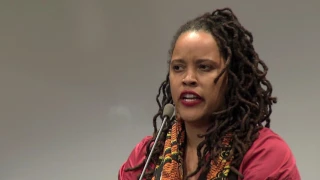 samantha thornhill performs at furious flower poetry conference