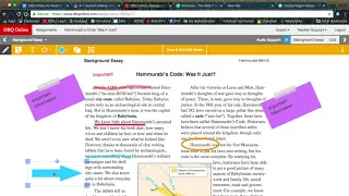 Annotation in DBQ