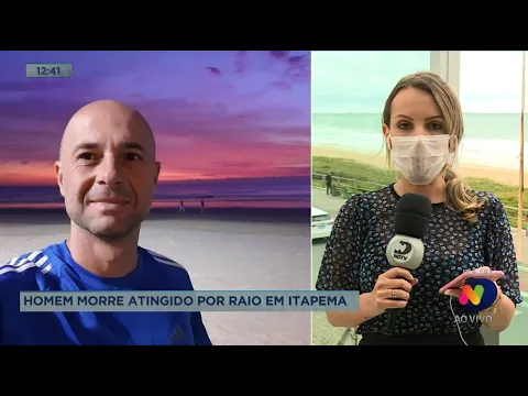 Homem morre atingido por raio em Itapema