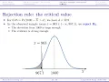 Statistics Lecture 6 Hypothesis Testing A one-tailed test