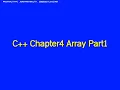 C Chapter4 Array Part1
