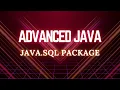 java sql package JDBC Advanced Java