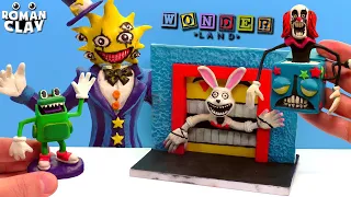 Making Wonderland Monsters with Clay 😬 Wonder, Bunny, Zippy, Clown,