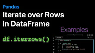 How to iterate over rows in a Pandas DataFrame - Examples ProgramGuru org
