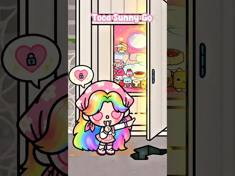 I found a Secret room in the wardrobe #tocaboca #tocalifeworld #shorts