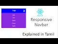 Responsive Navbar in React JS 2023 React Router Dom Explained in Tamil