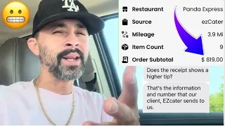 800 of Panda Express and it Paid How Much from Ez Cater Expedite STOLEN TIPS