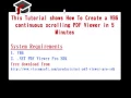 How To Create a VB6 continuous scrolling PDF Viewer in 5 Minutes