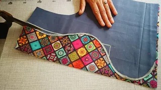 Blouse back neck design || Blouse ||  cutting and stitching back neck blouse design