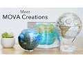 MOVA Globe Cassini Sea Foam - 4.5 Inch. MOVA Globe recreates the earth's perpetual motion in space, on your desktop, or even in the palm of your hand. These globes float at a perfect point of balance between gravitational forces and the buoyant forc - Video 4 of 2