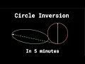 Inversion of a Circle in projective Geometry explained in 5 minutes