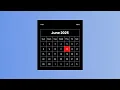 How to create a Calendar with JavaScript HTML CSS HTML CSS JavaScript Calendar raselcoder
