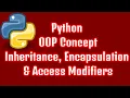 Python OOP Concept Inheritance Encapsulation Access Modifiers