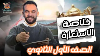 شرح درس الاستعارة المكنية والتصريحية الصف الأول الثانوي 2026  شرح درس الاستعارة المكنية والتصريحية الصف الأول الثانوي 2026