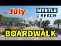 The Myrtle Beach Boardwalk A July Morning Boardwalk Tour Parking Beach views