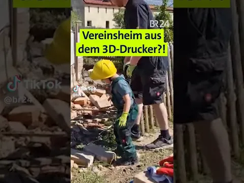 Vereinsheim aus dem 3D-Drucker?! | BR24 #Shorts