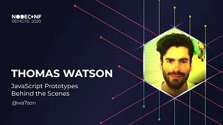 NodeConf Remote 2020 - Thomas Watson
