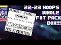2022-23 Panini NBA Hoops Basketball Fat Pack Box Break and Review