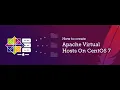 How To Set Up IP And Port-Based Virtual Hosting Vhosts With Apache Web Server On CentOS
