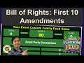 Bill of Rights First 10 Amendments Family Feud Game No Google Slides Needed