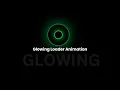 Glowing Loader Ring Animation Using HTML and CSS